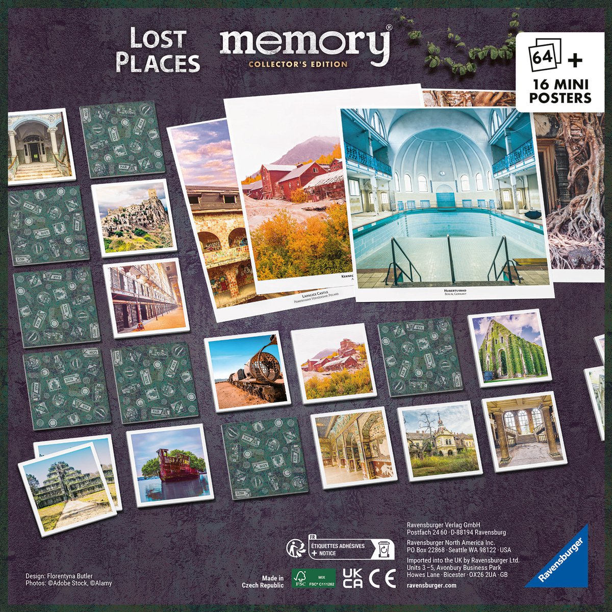 Ravensburger - memory® Lost Places - Geheugenspel - Vanaf 8 jaar