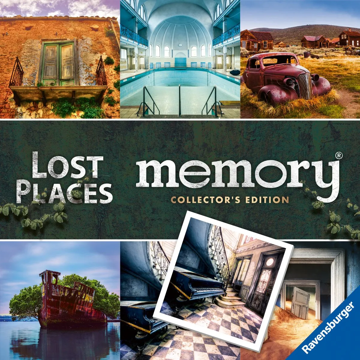 Ravensburger Memory Lost Places Geheugenspel 23499 - 2-8 Spelers