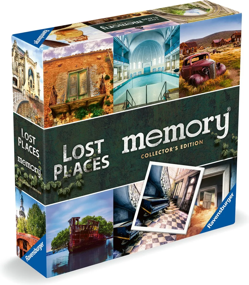 Ravensburger Memory Lost Places Geheugenspel 23499 - 2-8 Spelers