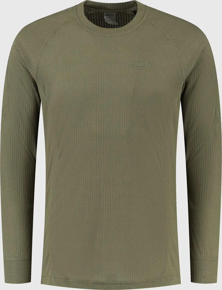 Craft CORE Baselayer Thermoshirt Heren - 2-pack - Zwart/Groen