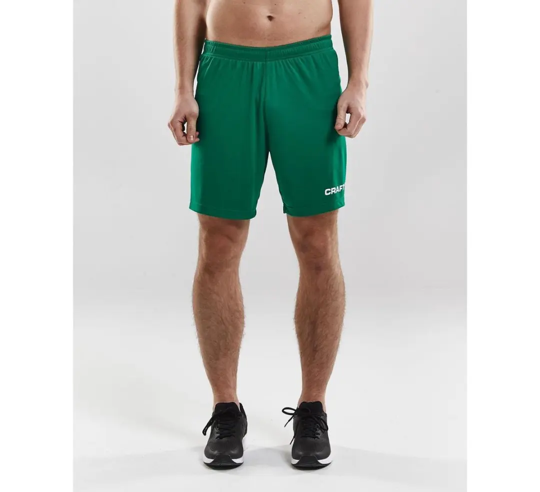 Craft Squad Short Heren Sportbroek - Maat L - Groen/Wit