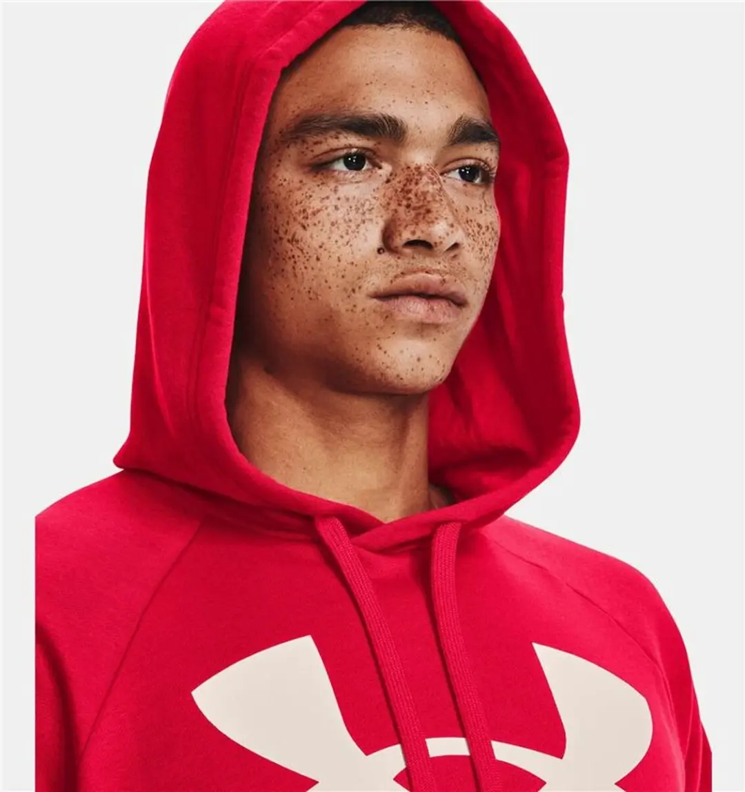 Under Armour Rival Big Logo Hoodie - Rood S