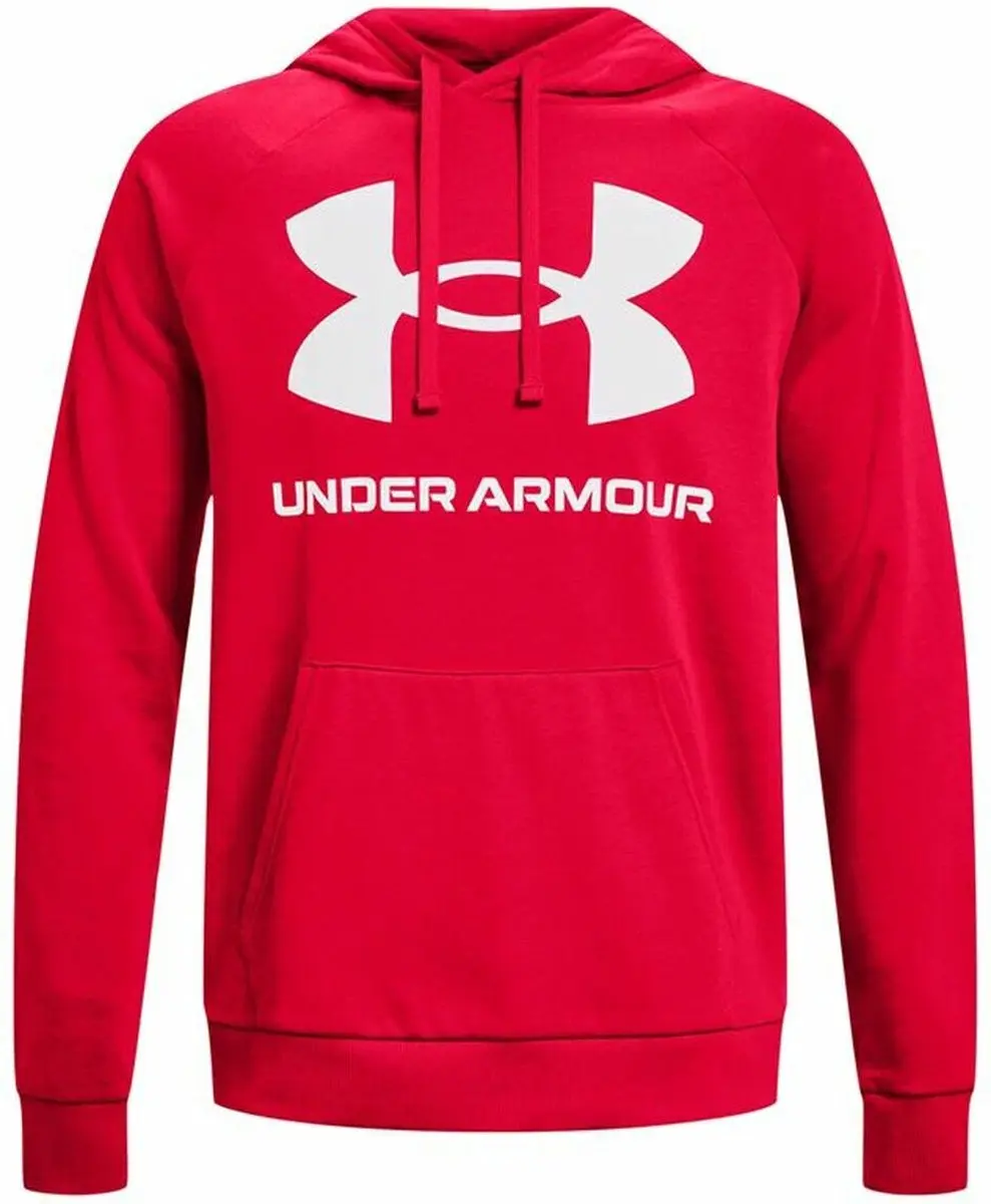 Under Armour Rival Big Logo Hoodie - Rood S