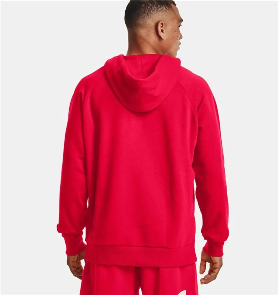 Under Armour Rival Big Logo Hoodie - Rood S - afbeelding 6 van 6