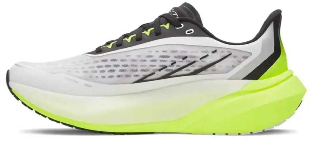 Under Armour Velociti Distance Hardloopschoenen 44.5 - Wit/High Vis Geel