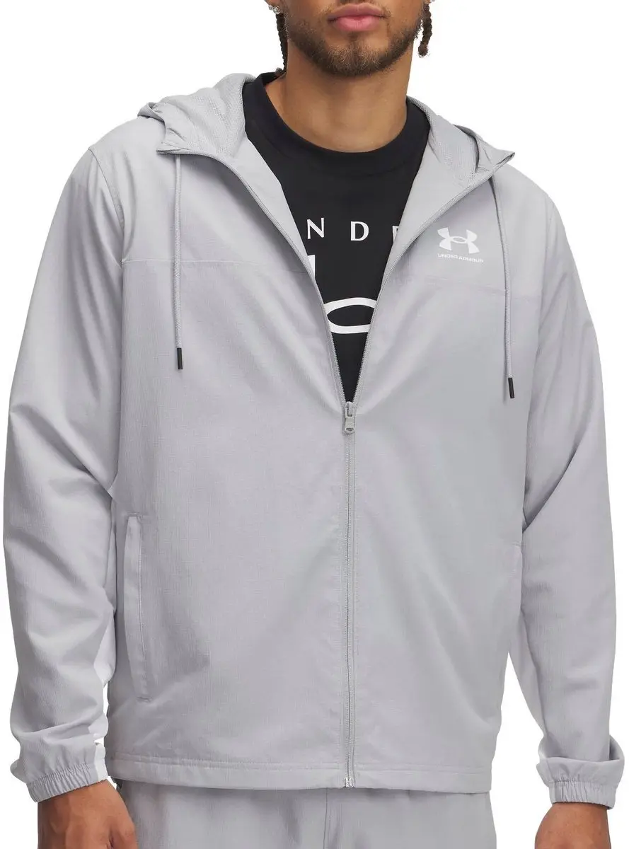 Under Armour Rival Woven Windbreaker Heren XXL - Grijs