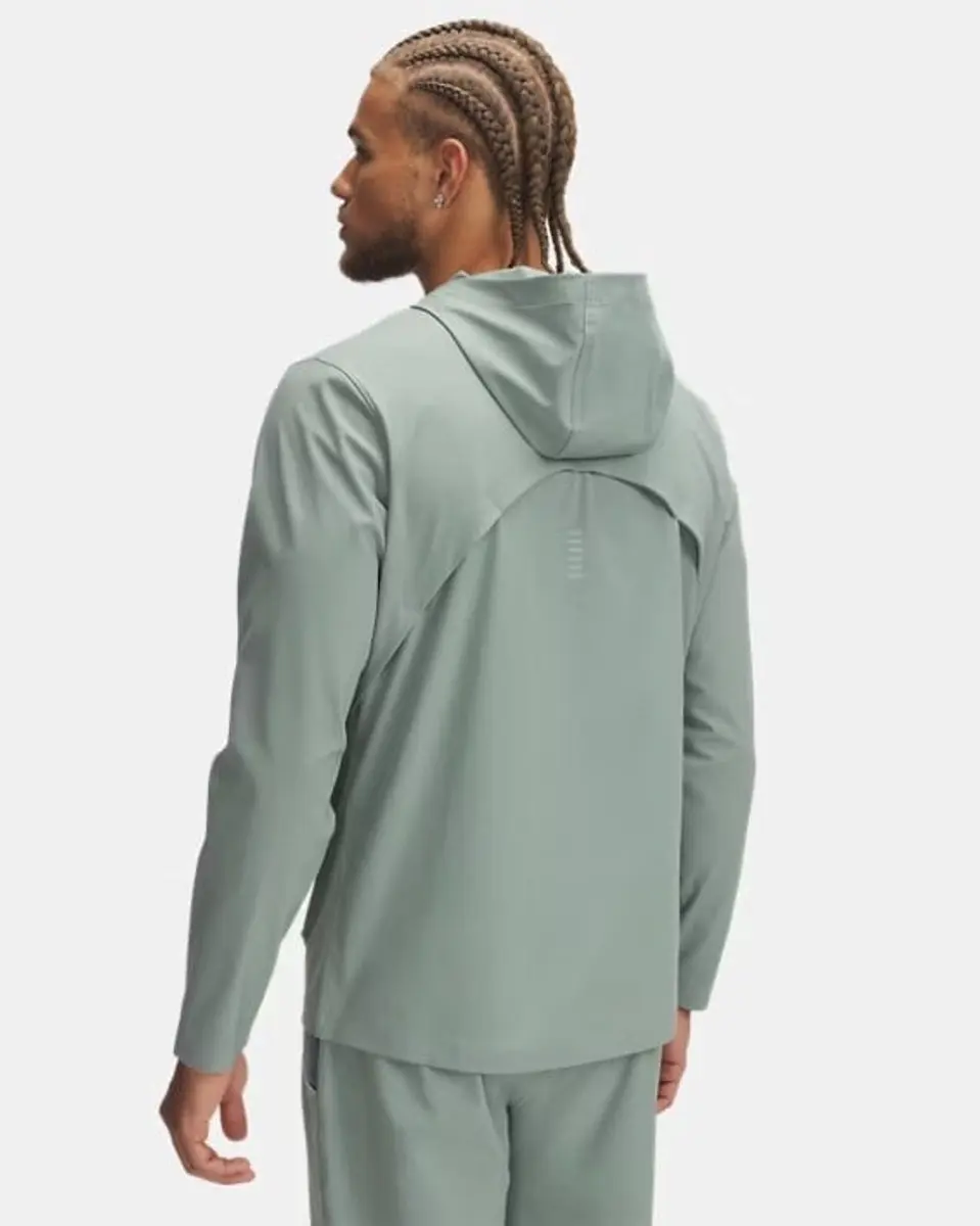 Under Armour Outrun The Storm Windjack - Silica Green/XL