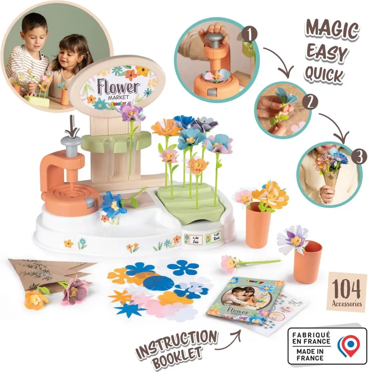 Smoby Bloemenmarkt Speelgoedwinkeltje - Meerkleurig