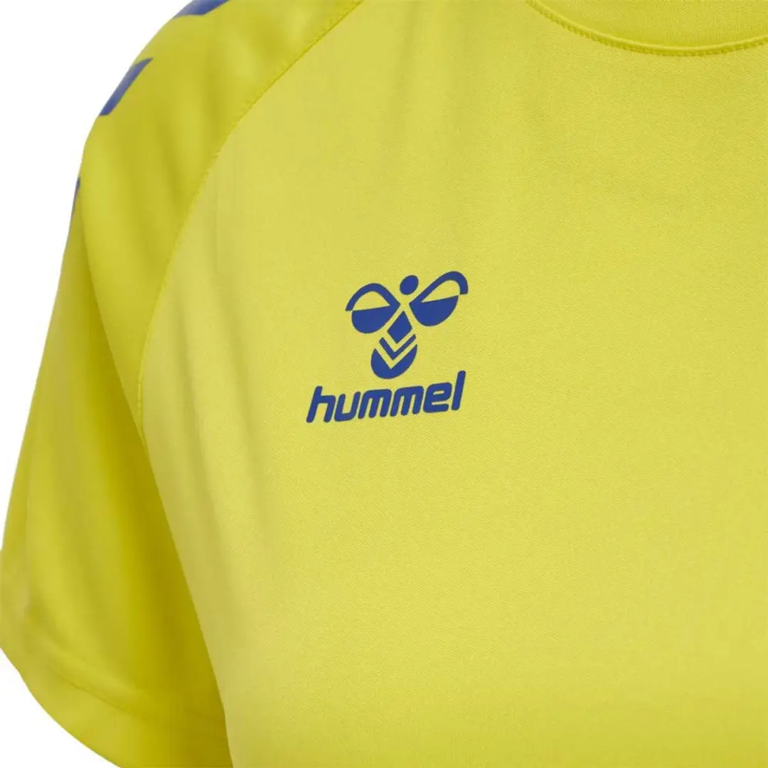 Hummel Hmlcore Xk Core Poly Tee S/S Dames Sportshirt - Geel