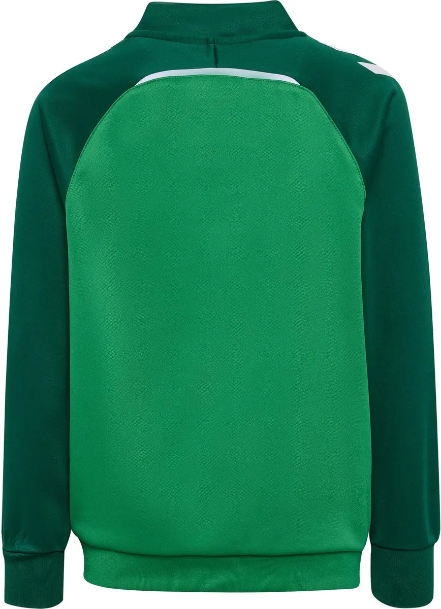 Hummel HMLLead 2.0 Track Zip Jacket Kids 140 - Jelly Bean/Evergreen