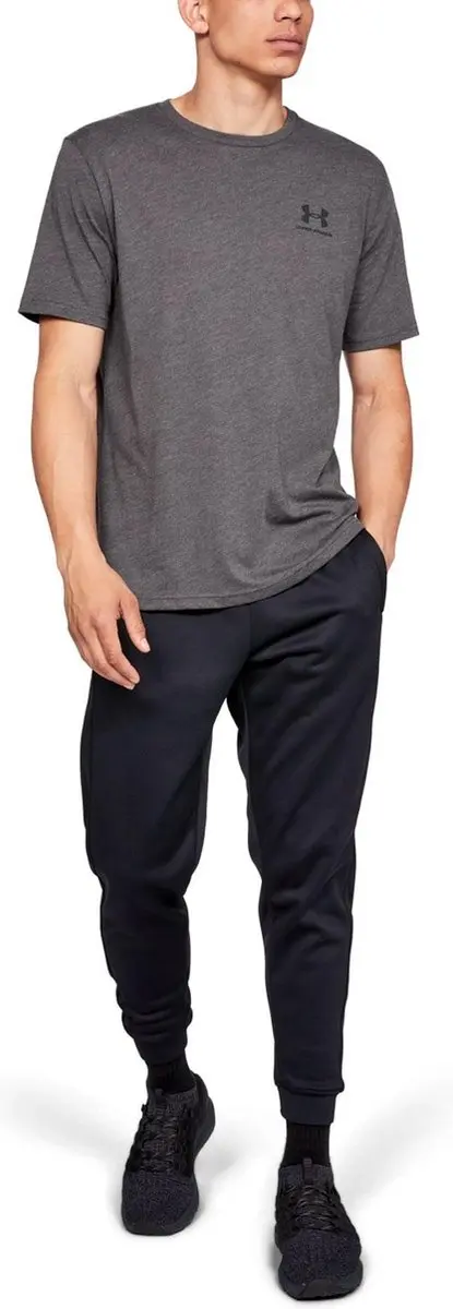 Under Armour UA M Sportstyle LC SS Heren Sportshirt - Grijs