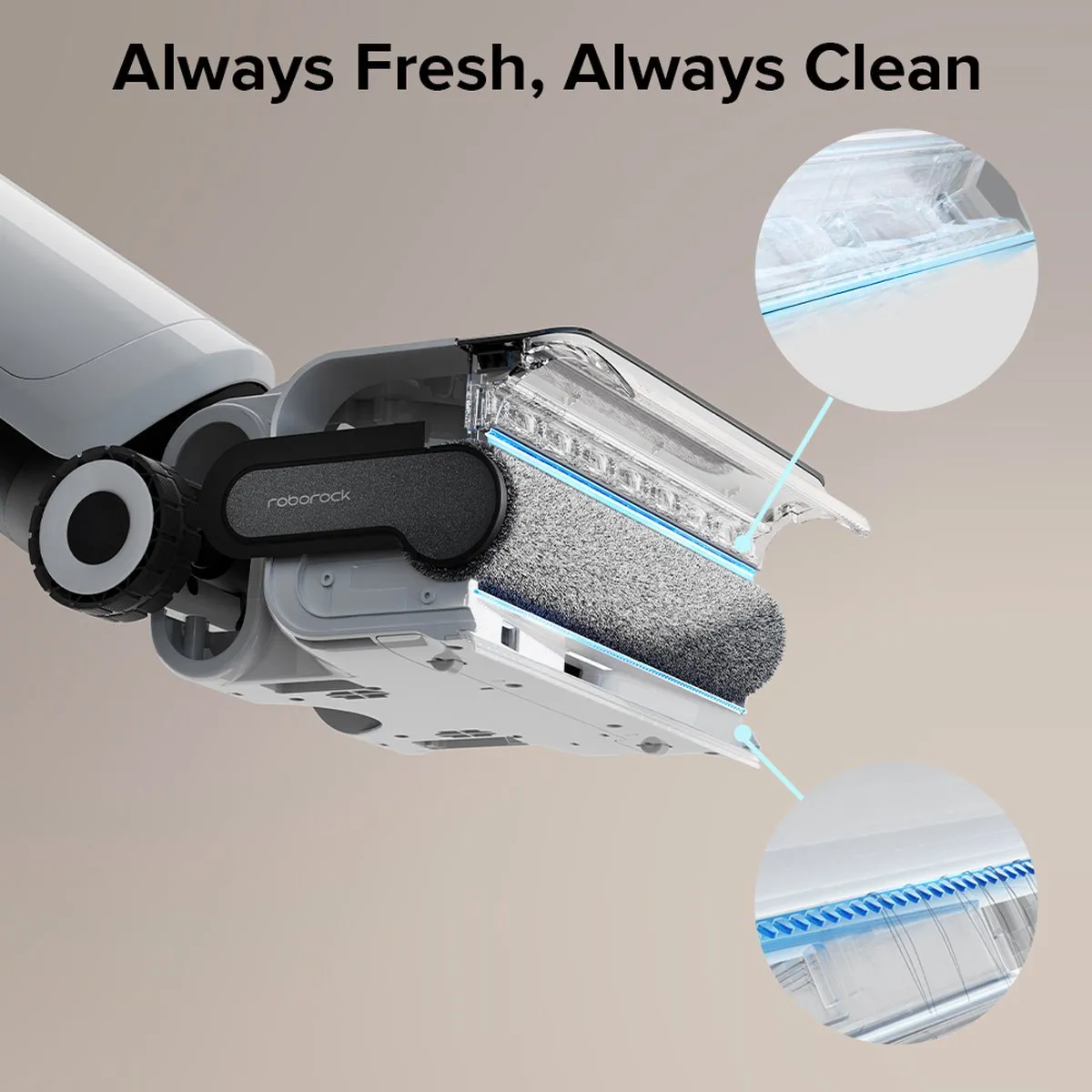 Roborock Flexi Pro WD3D1A02-01 Stofzuiger - Wit