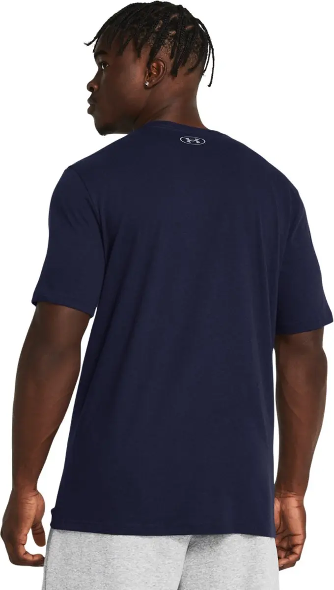 Under Armour UA GL Foundation Update SS Heren Sportshirt - Navy/Royal/Grijs