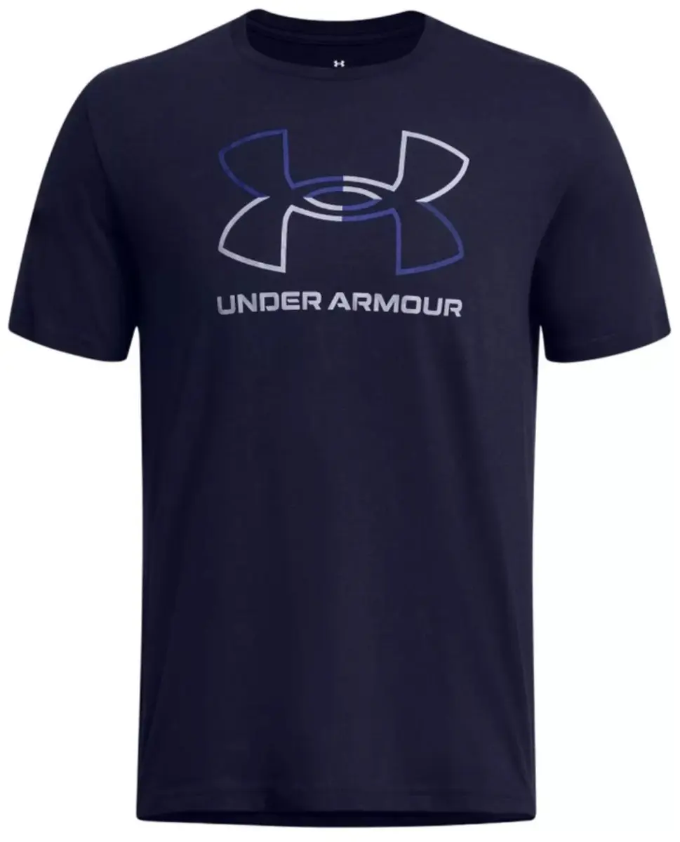 Under Armour UA GL Foundation Update SS Heren Sportshirt - Navy/Royal/Grijs