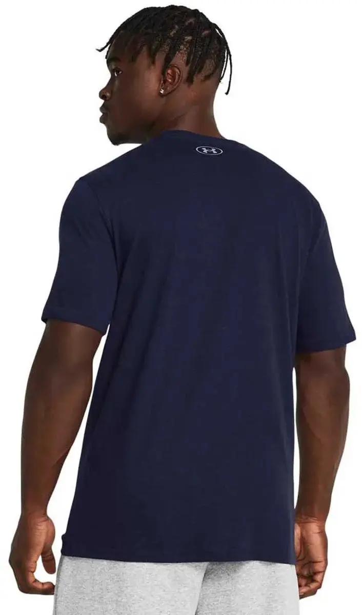Under Armour UA GL Foundation Update SS Heren Sportshirt - Navy/Royal/Grijs