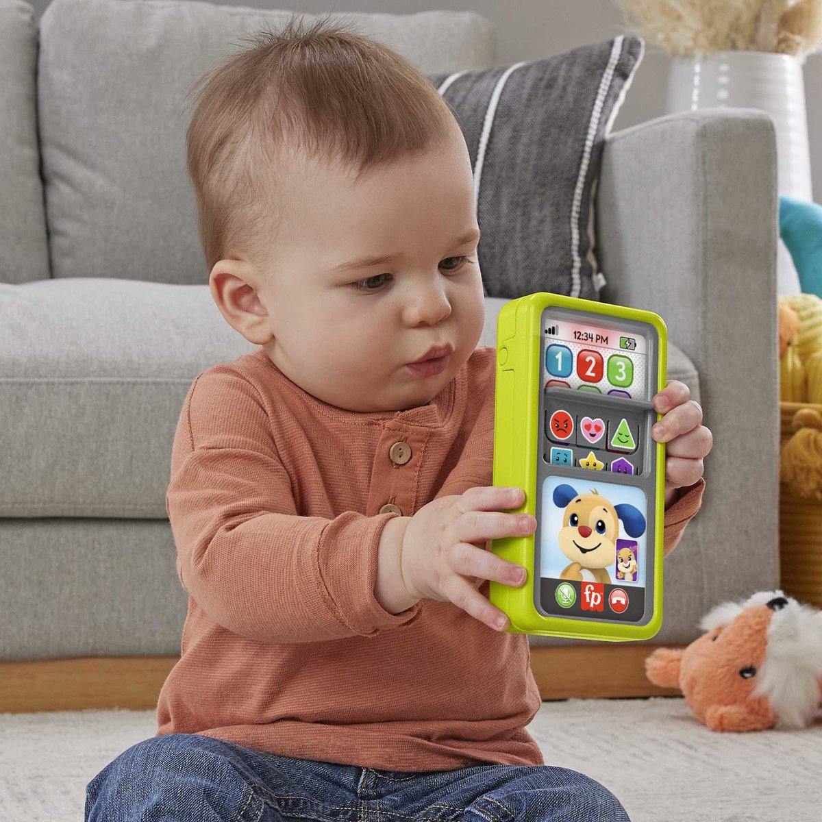 Fisher Price Smartphone Lach En Leer In Frans Transparant
