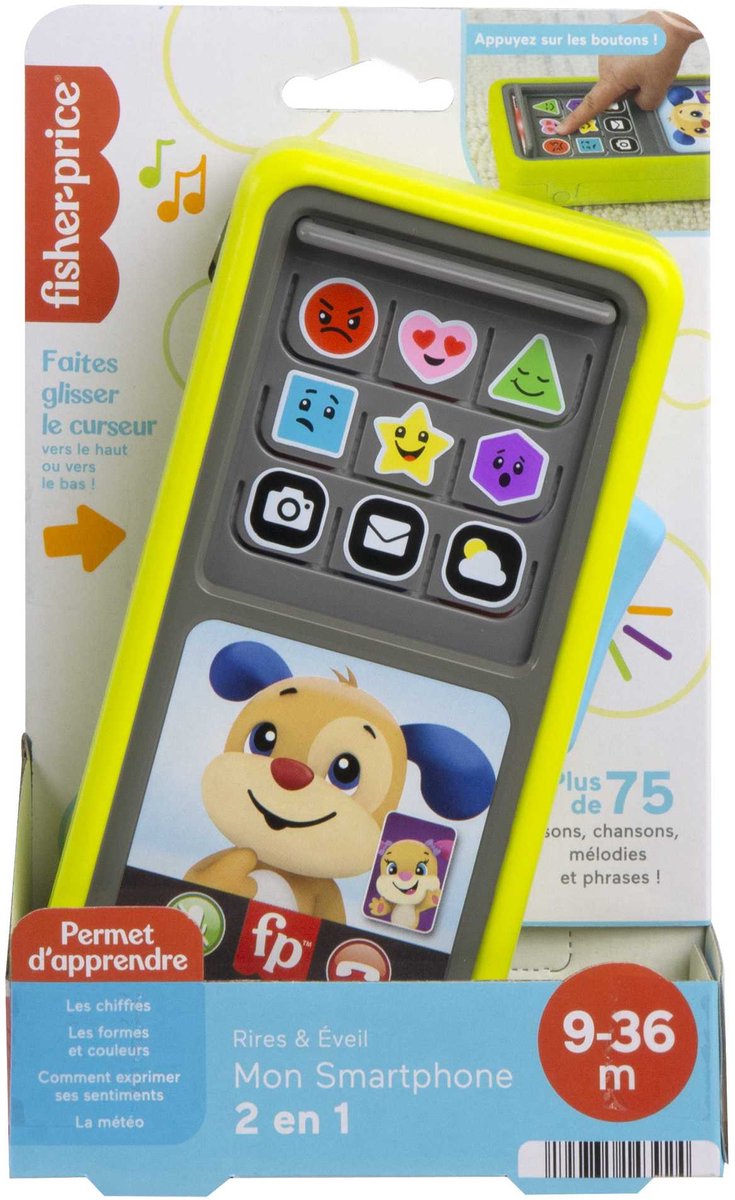 Fisher Price Smartphone Lach En Leer In Frans Transparant