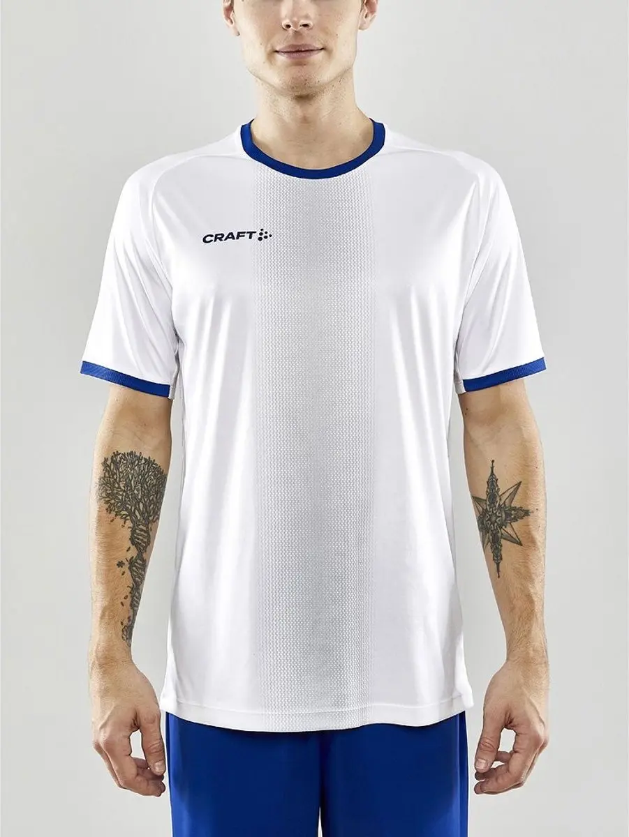 Craft Progress 2.0 Shirt Heren - Wit/Blauw L