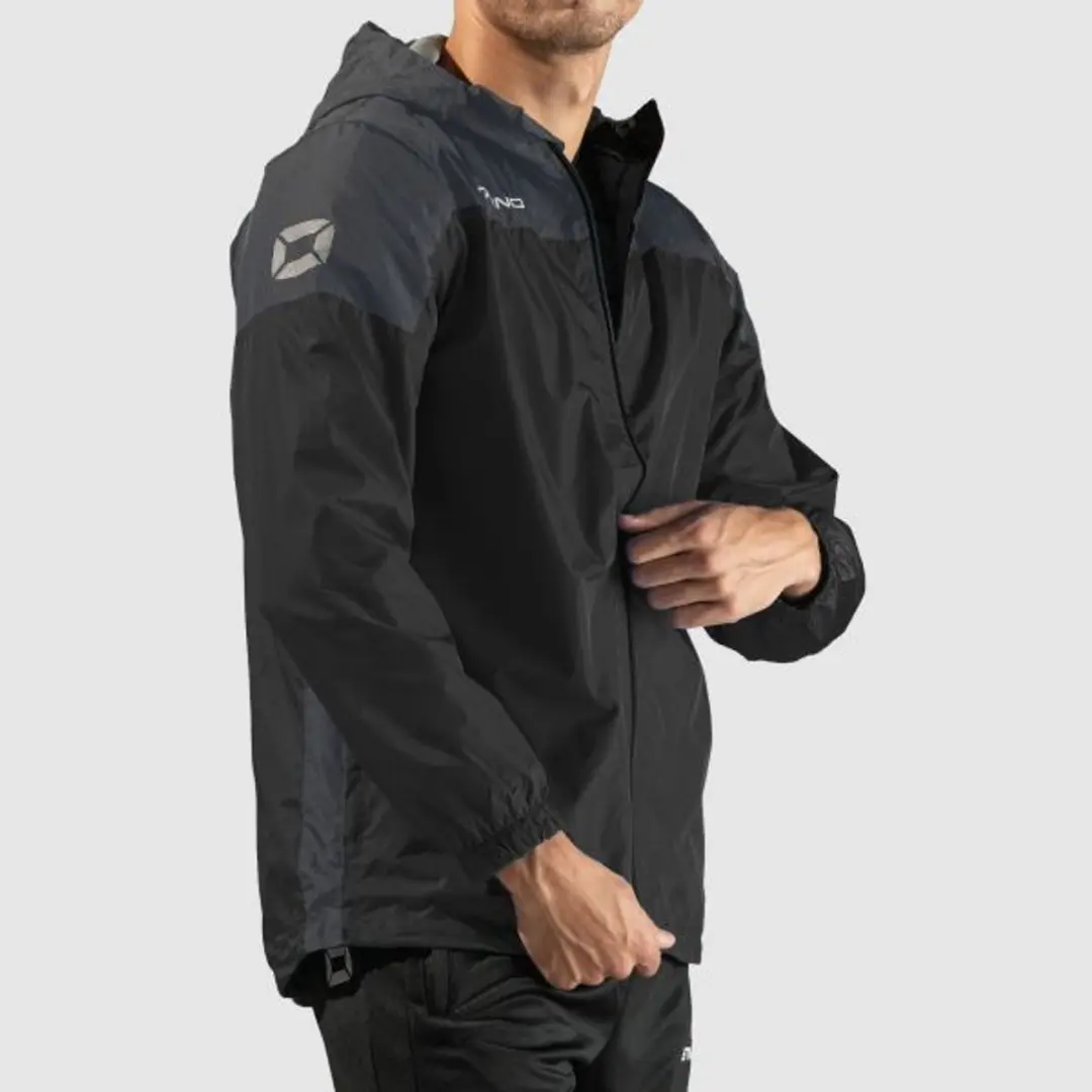 Stanno Pride Windbreaker L - Zwart/Antraciet