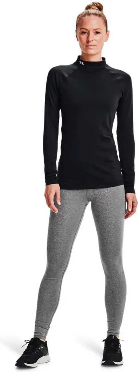 Under Armour UA CG Authentics Mockneck Thermoshirt - Zwart M - afbeelding 6 van 6