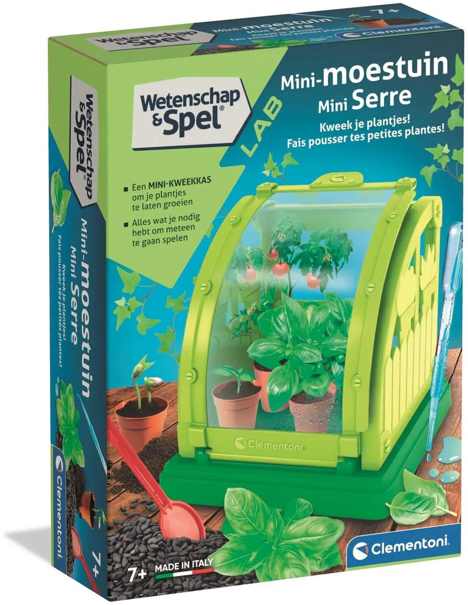 Clementoni Mini Serre Moestuintje 56596 - Educatief Speelgoed