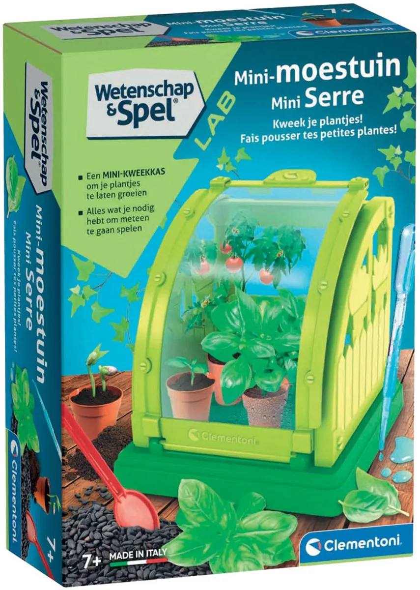 Clementoni Mini Serre Moestuintje 56596 - Educatief Speelgoed