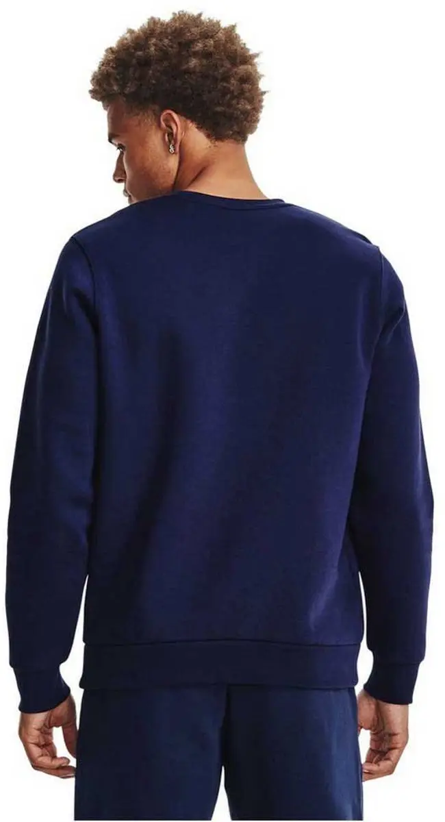 Under Armour UA Essential Fleece Crew Pullover - XS - Midnight Navy