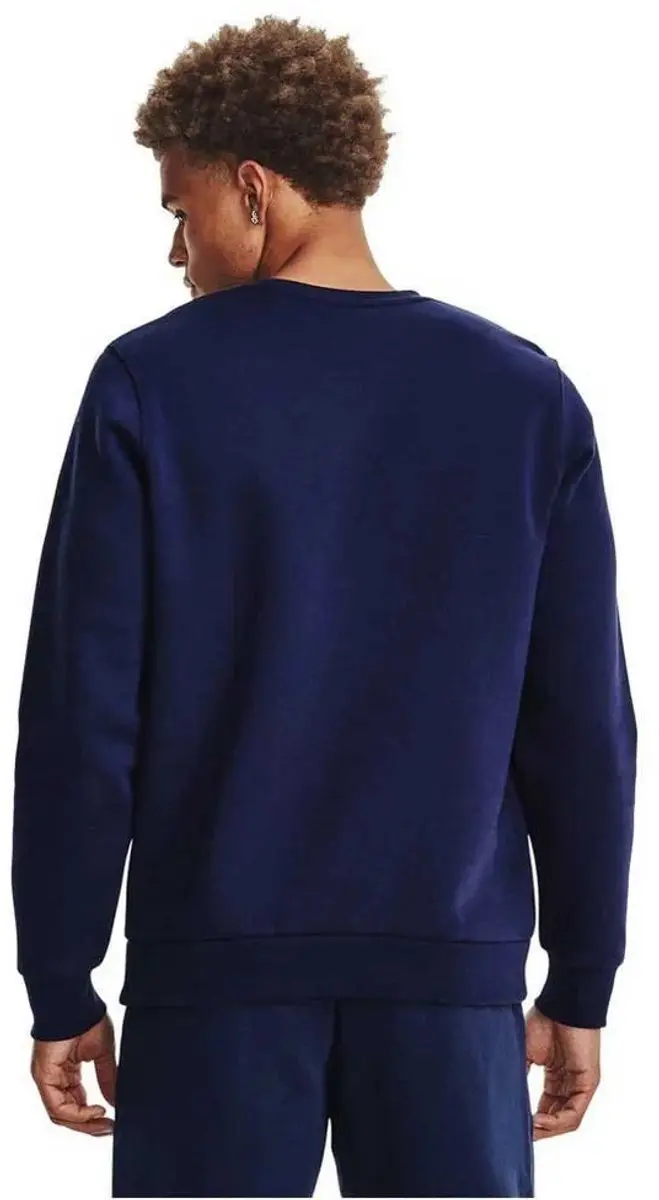 Under Armour UA Essential Fleece Crew Pullover - XS - Midnight Navy