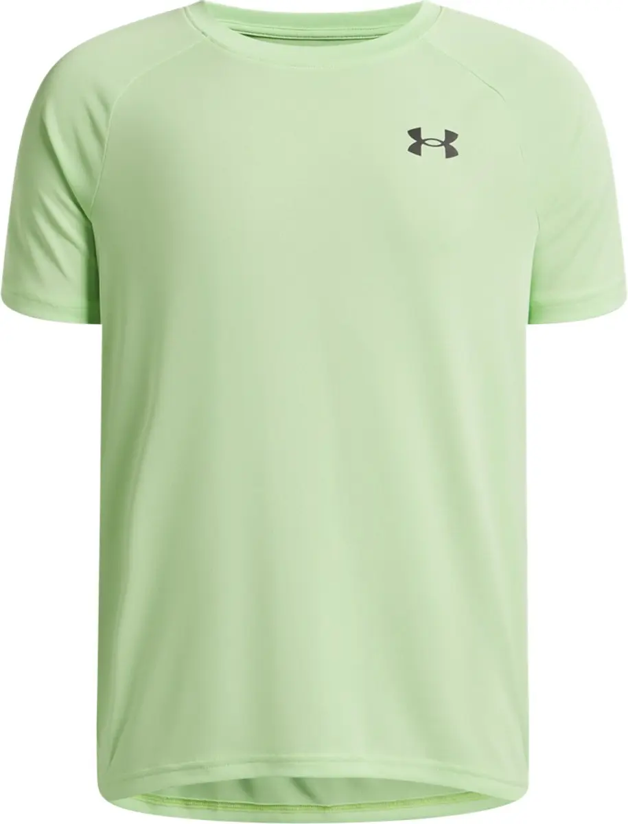 Under Armour UA Tech 2.0 SS Jongens Sportshirt 122 - Groen/Zwart