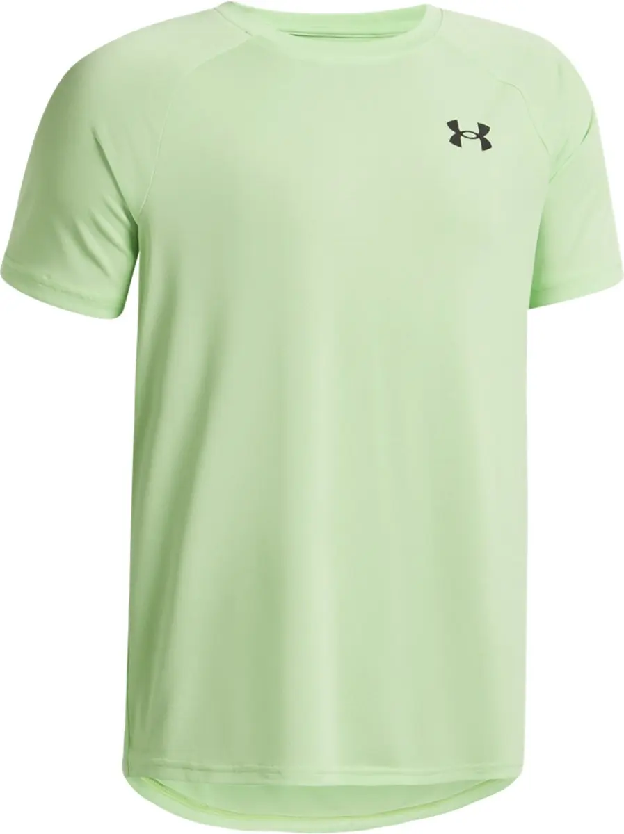 Under Armour UA Tech 2.0 SS Jongens Sportshirt 122 - Groen/Zwart