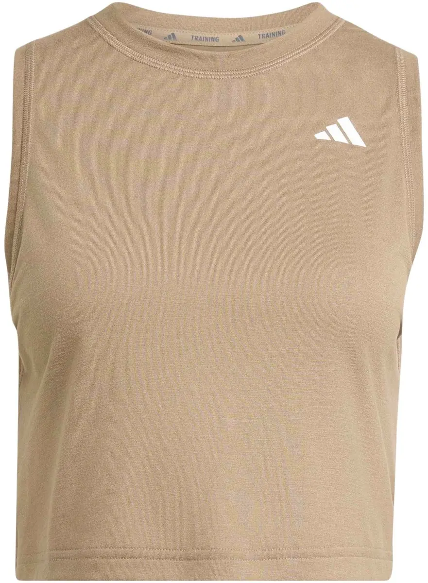 adidas Essentials Boxy Top Dames XL - Kaki