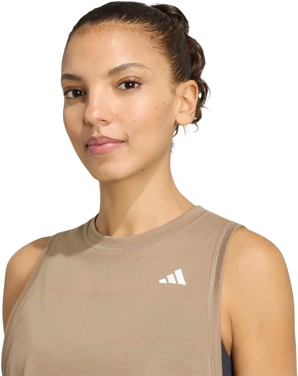 adidas Essentials Boxy Top Dames XL - Kaki