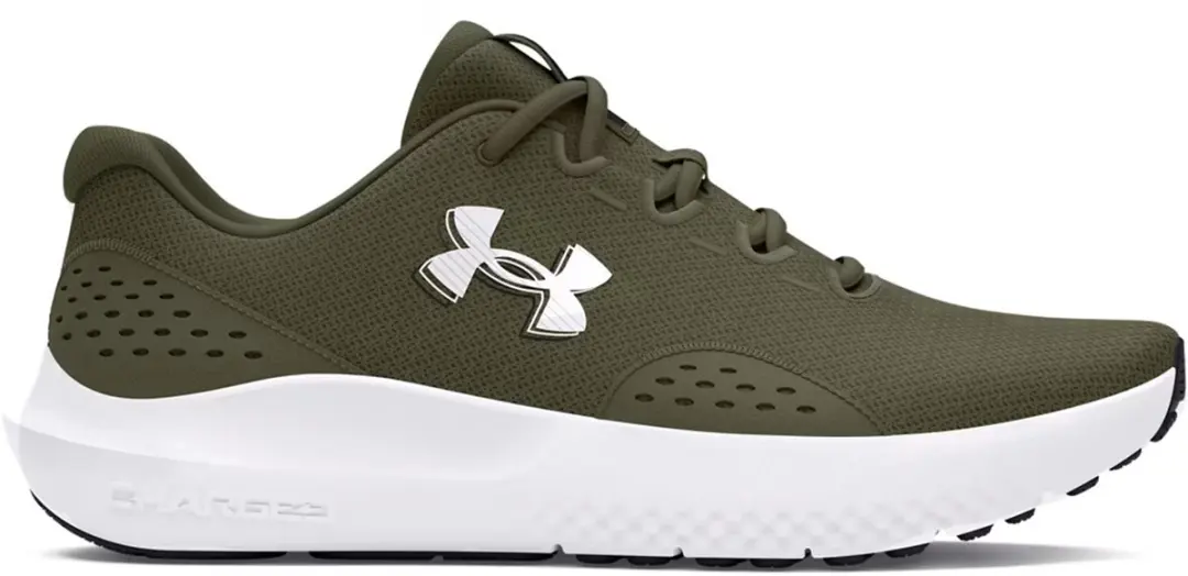 Under Armour UA Charged Surge 4 Heren Sportschoenen 44.5 - Groen/Wit