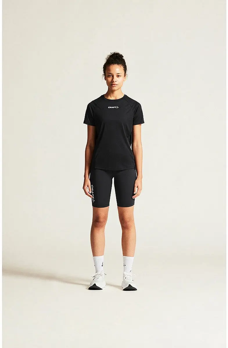 Craft Rush 2.0 Shirt Dames - S - Zwart