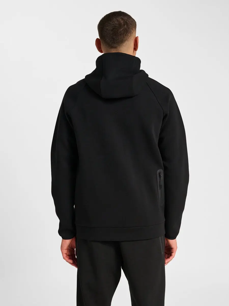 Hummel Hmltech Fleece Regular Zip Hoodie - Trainingsjack L - Zwart - afbeelding 6 van 6