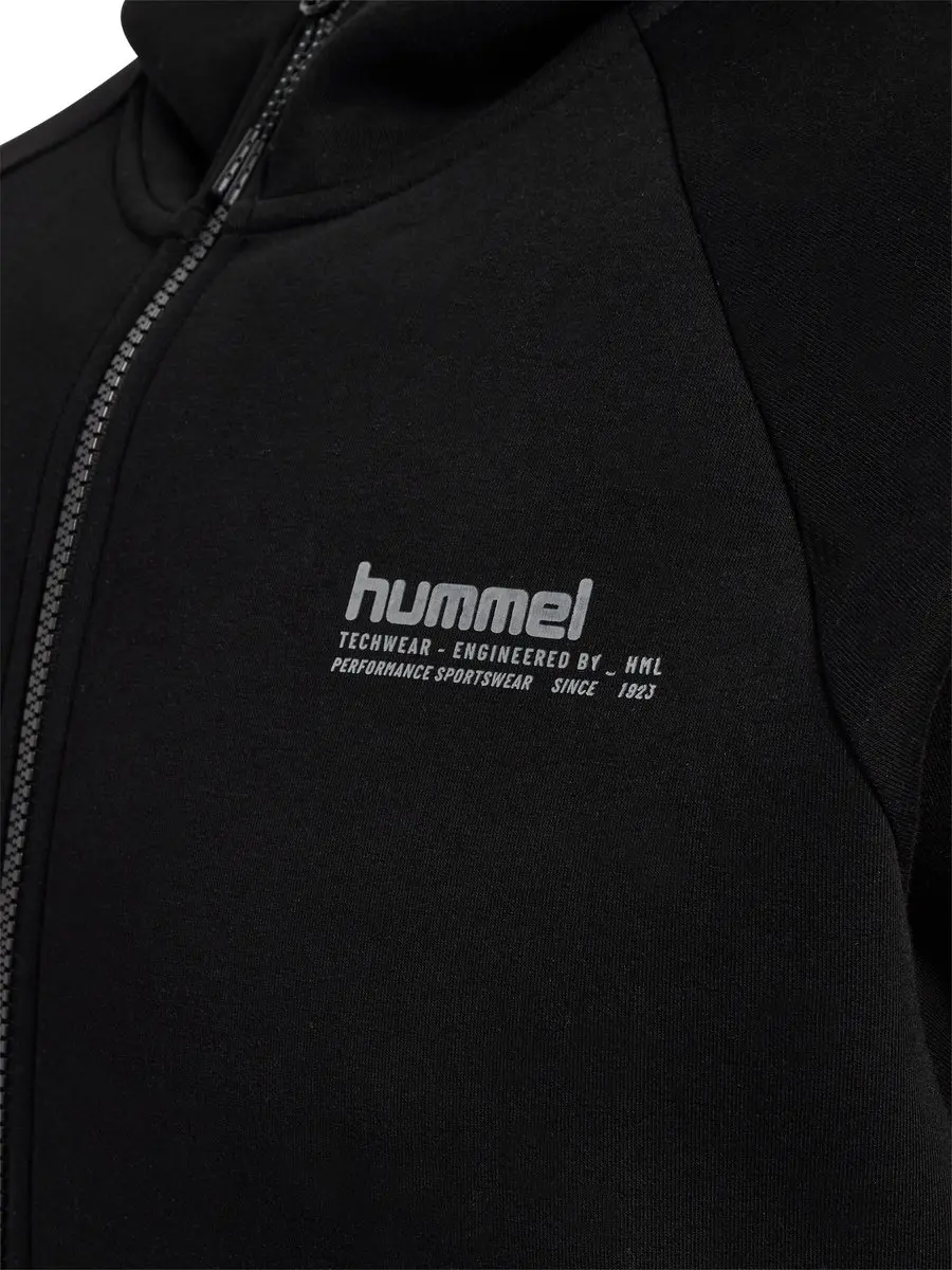 Hummel Hmltech Fleece Regular Zip Hoodie - Trainingsjack L - Zwart