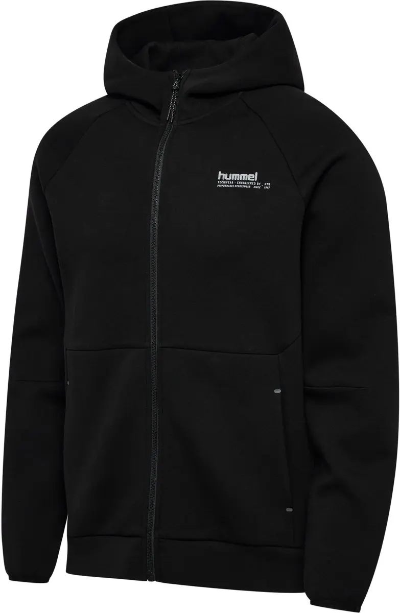 Hummel Hmltech Fleece Regular Zip Hoodie - Trainingsjack L - Zwart