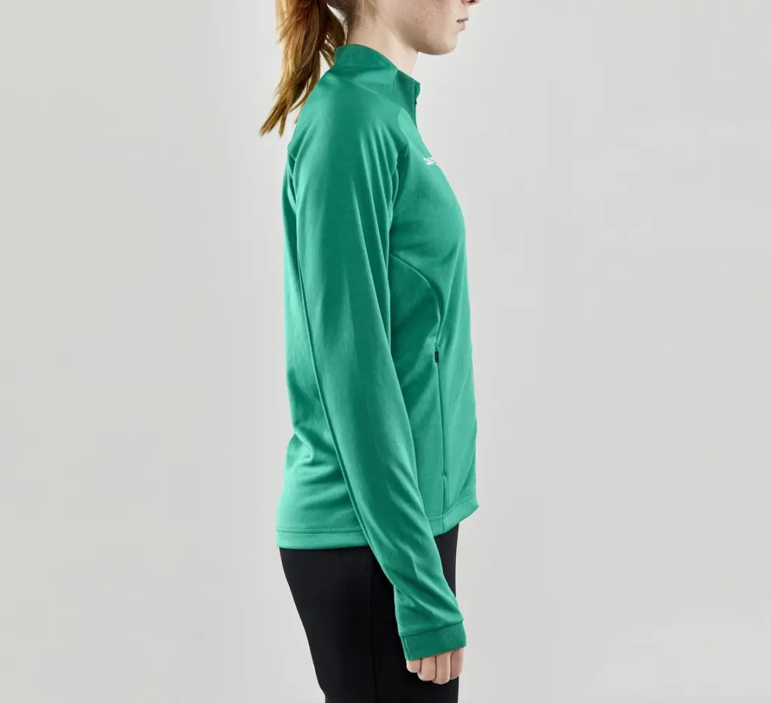 Craft Evolve Full Zip Sportvest Vrouwen - L - Groen