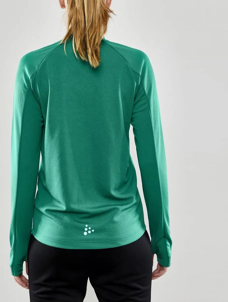Craft Evolve Full Zip Sportvest Vrouwen - L - Groen
