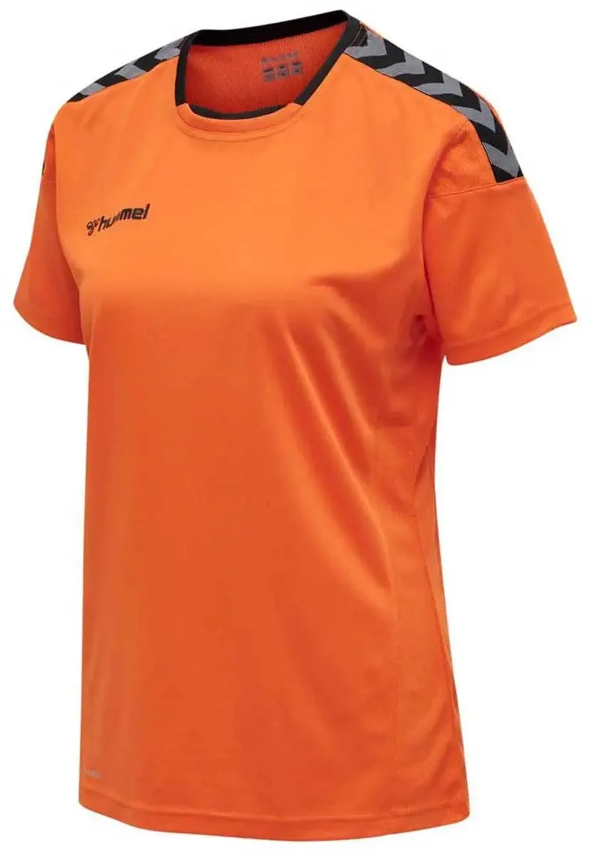 Hummel Authentic Poly Shirt Dames - Oranje