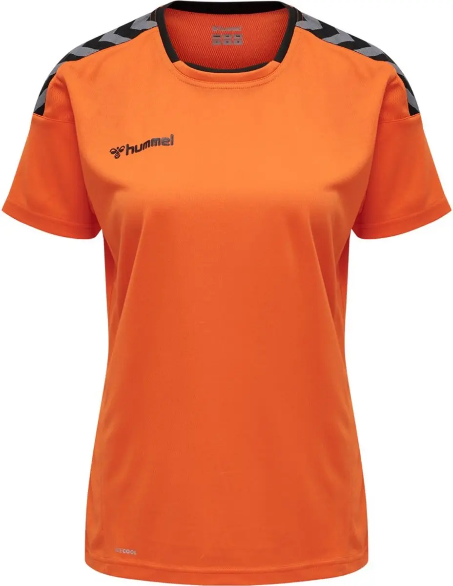 Hummel Authentic Poly Shirt Dames - Oranje