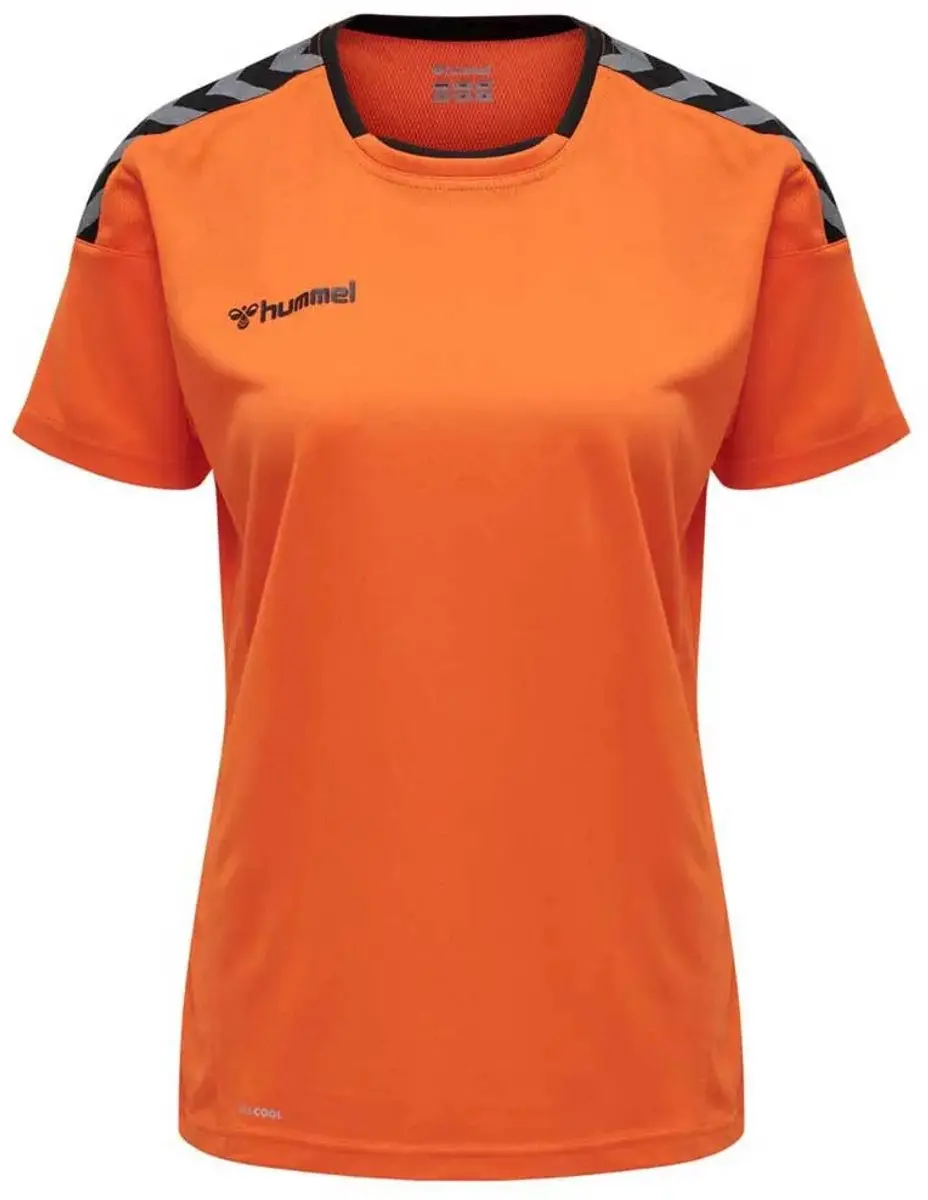 Hummel Authentic Poly Shirt Dames - Oranje - afbeelding 6 van 6