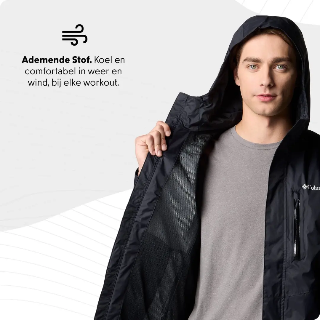 Columbia Pouring Adventure III Jas - Herfst - Maat S - Zwart