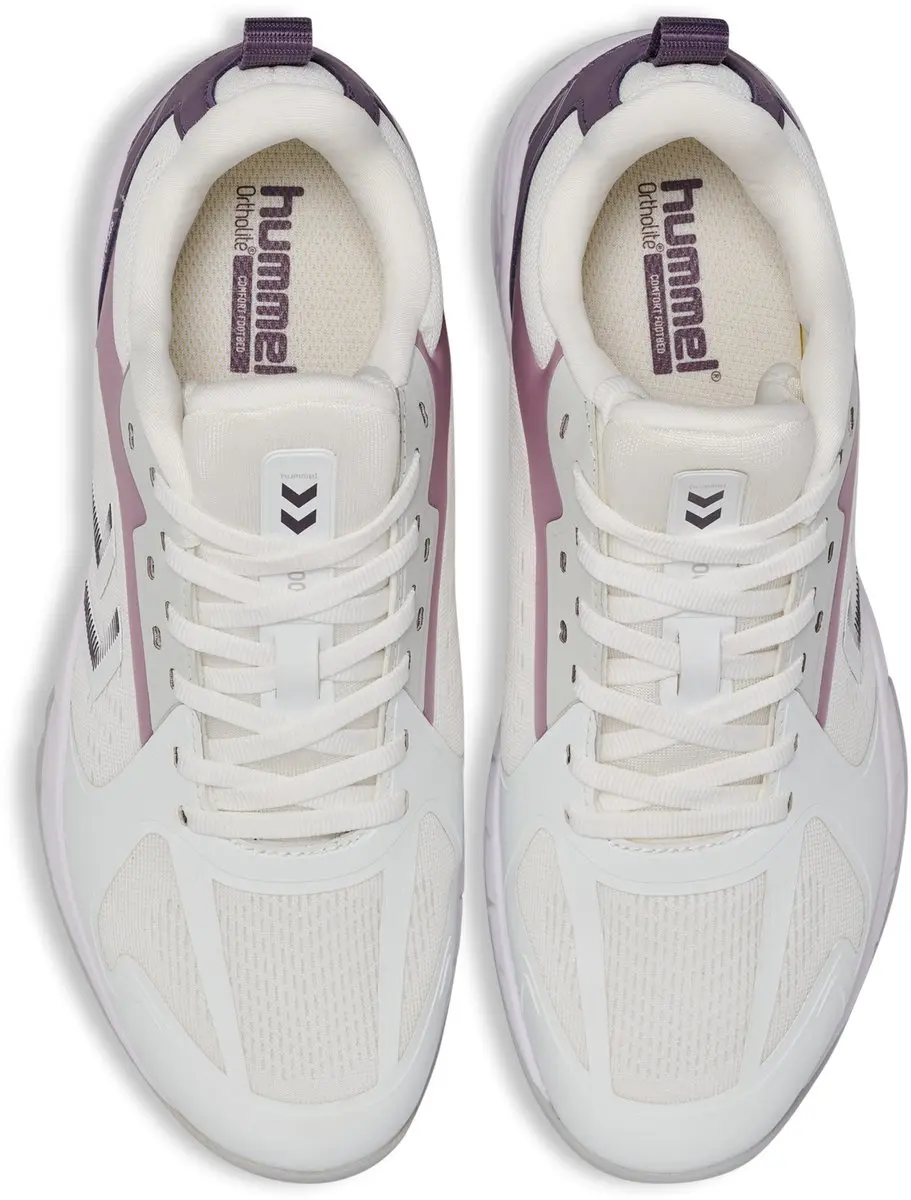 Hummel Speed Court 228236 Dameshandbalschoen - 36 - White/Sea Fog