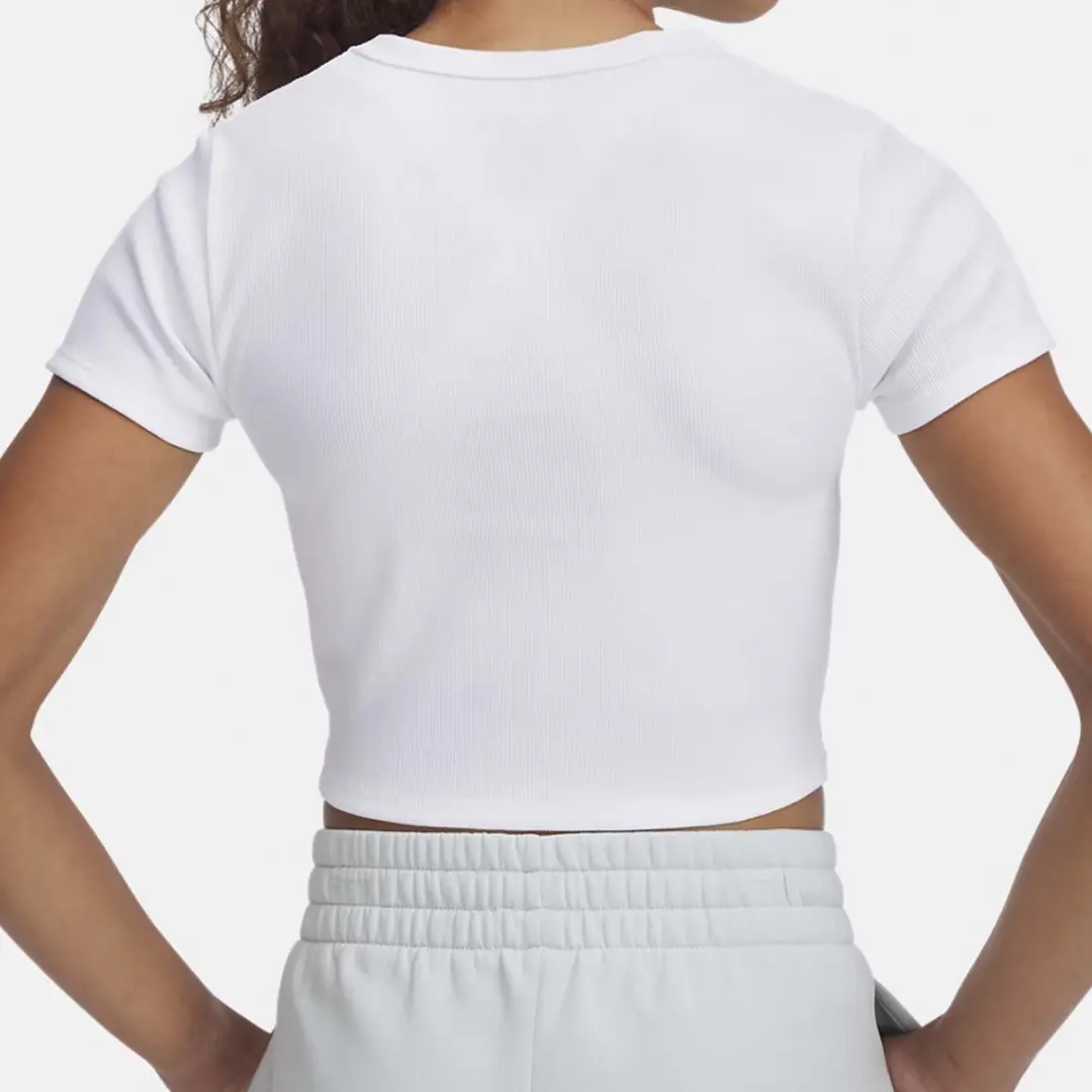 Under Armour UA Rival Rib Baby Tee - Vrouwen M Wit