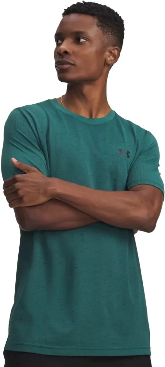 Under Armour Vanish Seamless SS-Grn Heren T-shirt - Groen