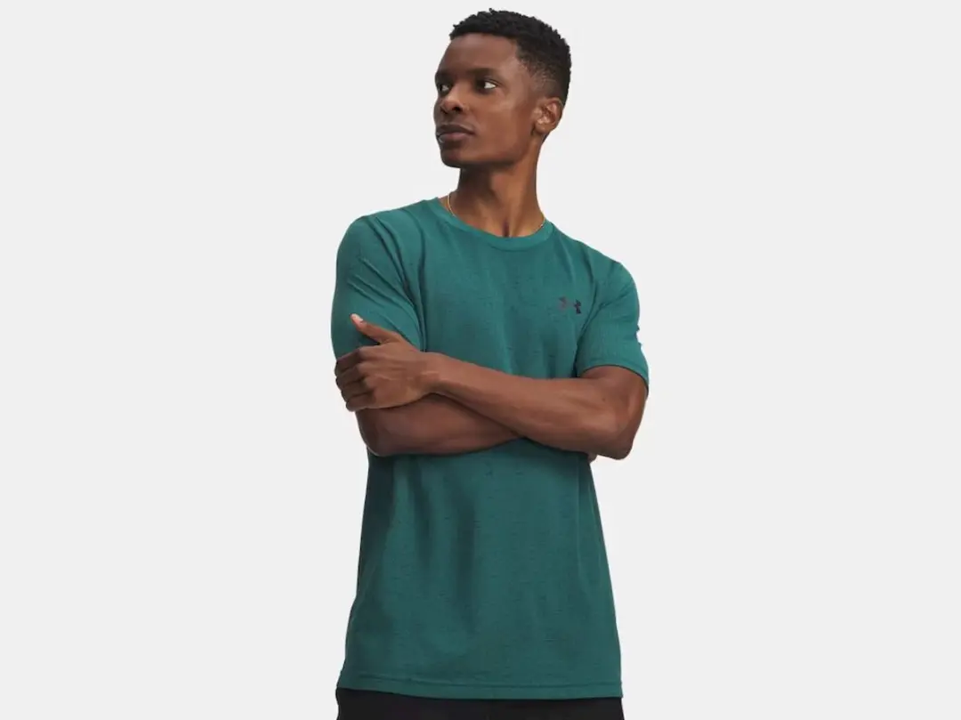 Under Armour Vanish Seamless SS-Grn Heren T-shirt - Groen