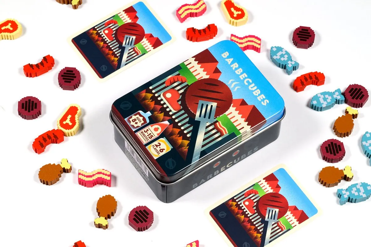 Asmodee Barbecubes Compact Gezelschapsspel ACG071NL - 2-6 Spelers