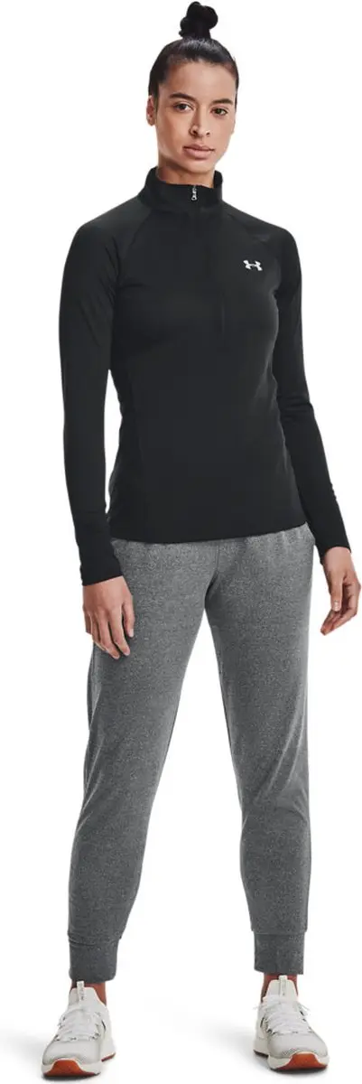 Under Armour Tech 1/2 Zip Dames Sporttrui XL - Zwart