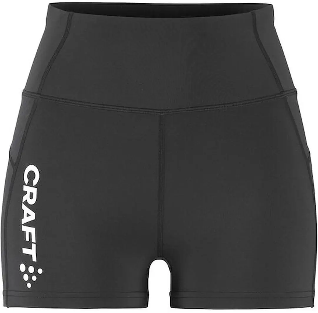 Craft Rush 2.0 Hotpants Dames XS - Zwart